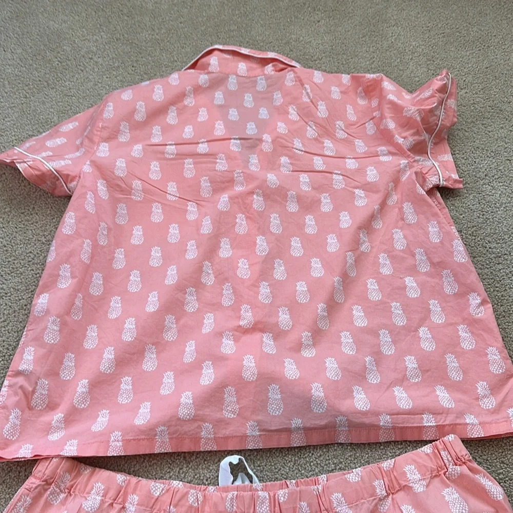 J.Crew pineapple print pajama set
